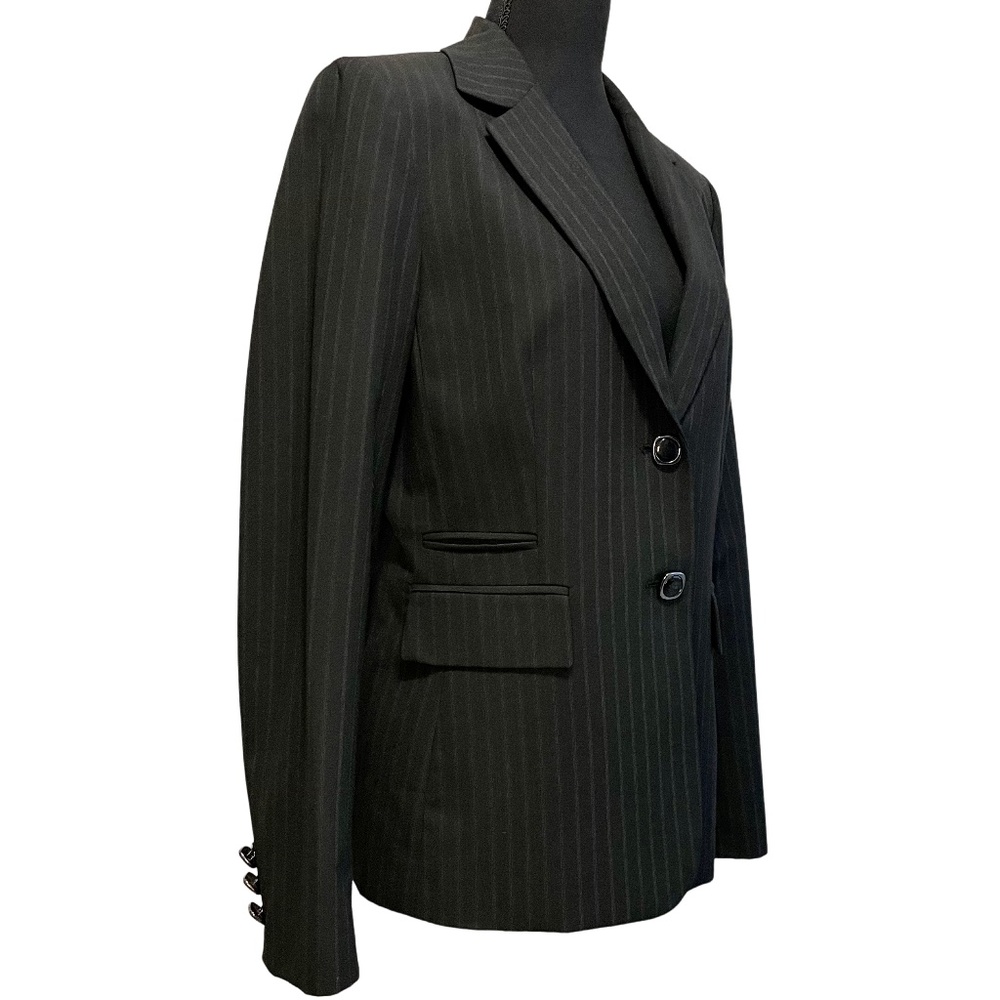 Antonio Milani -Pinstripe Blazer- Color: Black Size 8